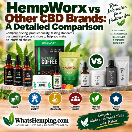 HempWorx vs Other CBD Brands: A Detailed Comparison