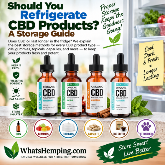 Should You Refrigerate CBD Products? A Storage Guide