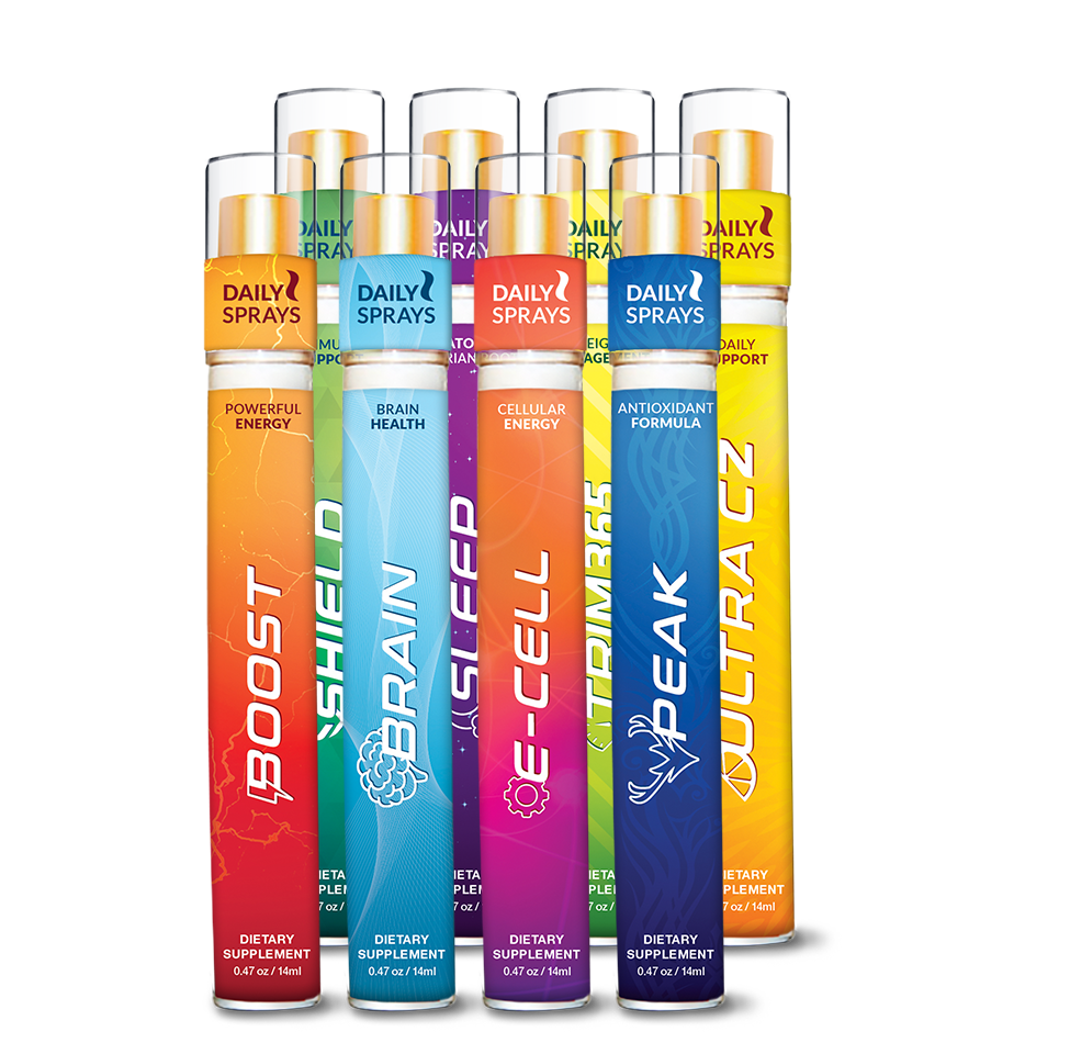 8 Pack HempWorx Daily Spray Bundle – Save on Top Wellness Sprays