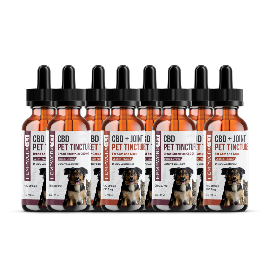 HempWorx CBD Pet Tincture 8-Pack