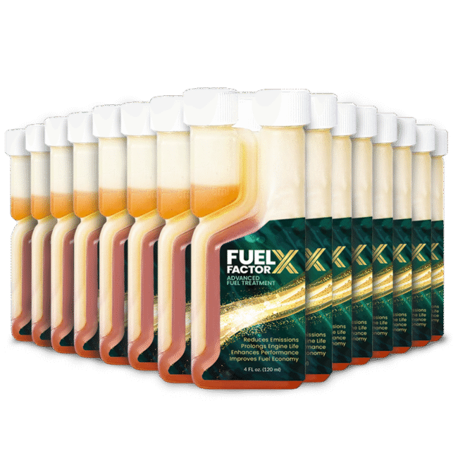 Fuel Factor X Wholesale Pack – 15 Bottles (4oz Each) | Save Fuel & Protect Engines