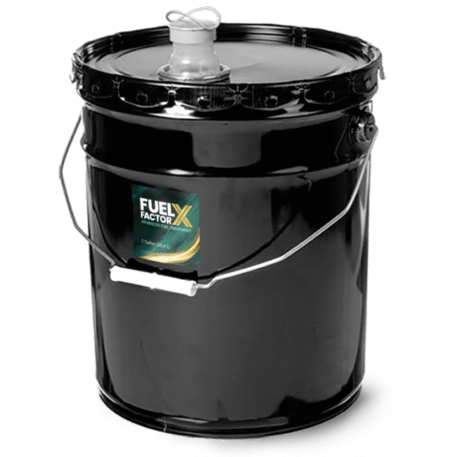 Fuel Factor X bulk, FFX 5 gallon jug, wholesale fuel additive, fleet fuel treatment, heavy equipment additive, industrial fuel additive, trucking fuel treatment, reduce emissions, improve fuel economy, engine life extender
