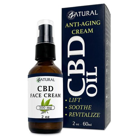 Zatural CBD Face Cream with Hyaluronic Acid & Vitamin E