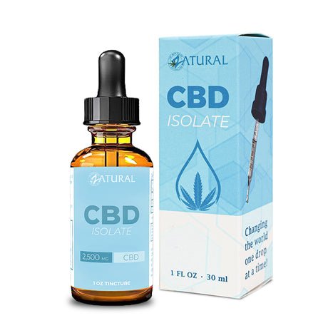 Zatural CBD Isolate Oil 2500mg