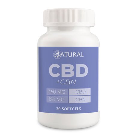 Zatural CBN Softgels with Nano CBD