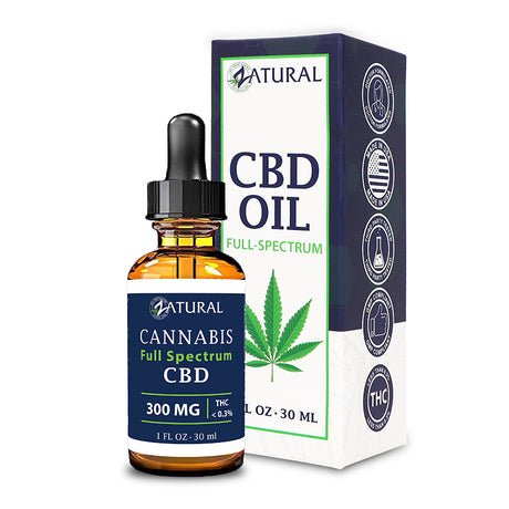 Zatural Full Spectrum CBD Oil Drops