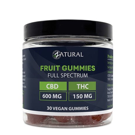 Zatural Full Spectrum CBD + THC Gummies