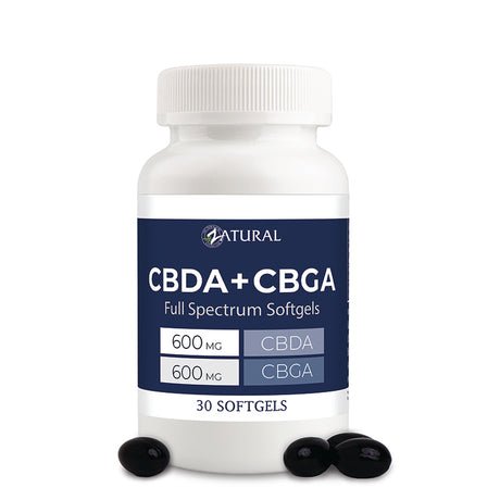 Zatural CBDA + CBGA Softgels – Full Spectrum