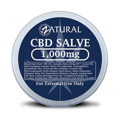 Zatural CBD Salve – Natural Botanical Balm for Body & Lips