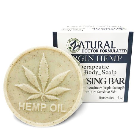 Zatural Hemp Seed Oil Soap Bar – Natural Hand & Body Soap