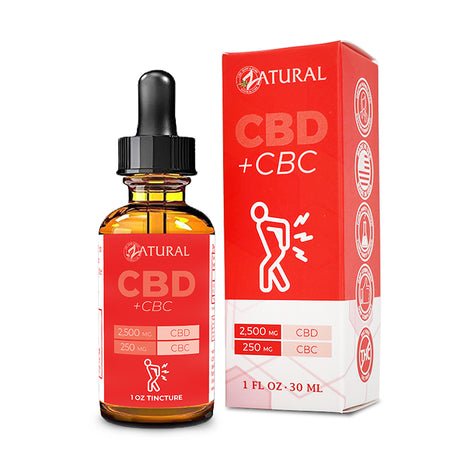 Zatural CBC + CBD Isolate Oil 250mg CBC 2500mg CBD